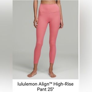 Lululemon High-Rise Pant 25”